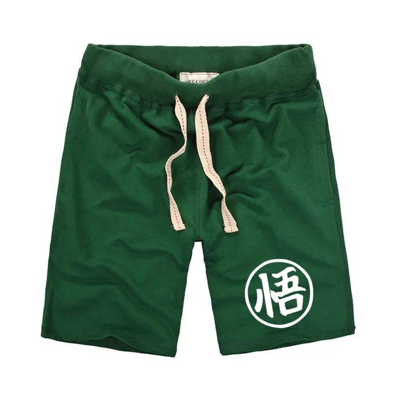 Мужские шорты, комбинезон с принтом Dragon Ball Z, костюм Vegeta, повседневные летние новые пляжные шорты для мужчин, шорты Goku GUI KAME, 7 цветов - Цвет: item02 - green