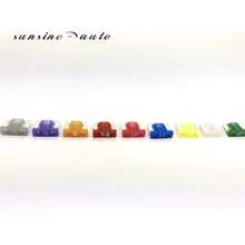 50 шт. 2A 3A 5A 7.4A 10A 15A 20A 25A 30A предохранители микро короткие низкопрофильные мини-лезвия 15A amp APS/ATT предохранитель для Honda Toyota Lexus