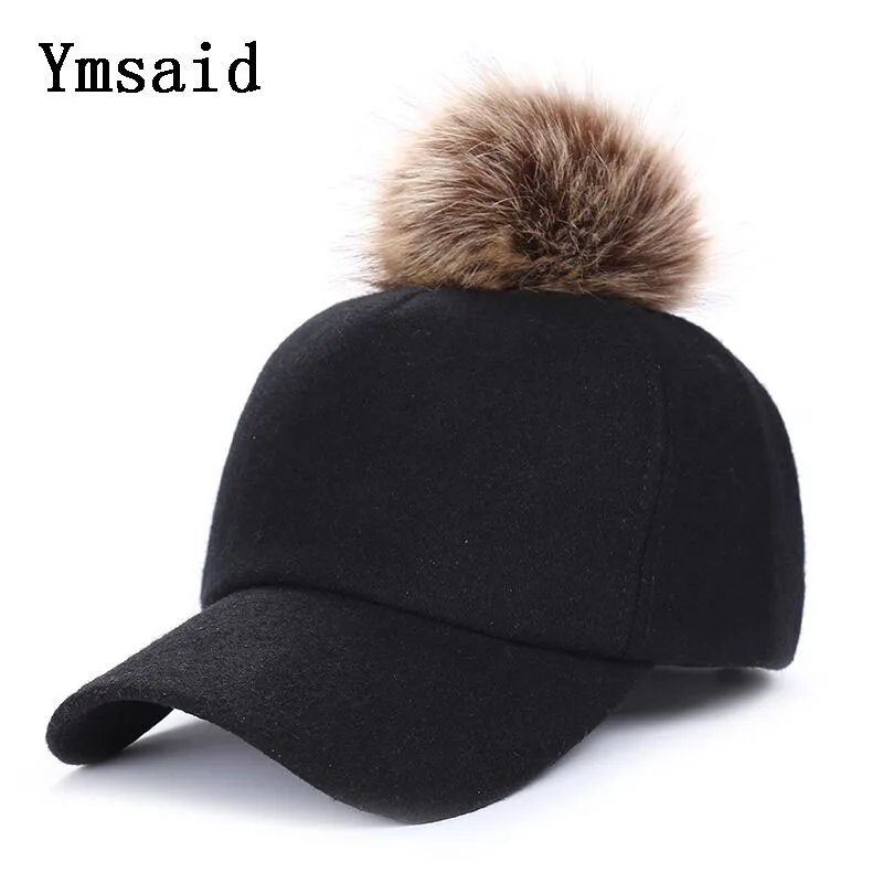 men's wool baseball cap
