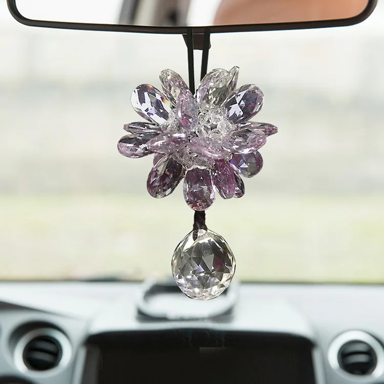 Автомобиль кулон кристалл высокого качества женские украшения интерьера автомобилей подвеска Украшение подвеска автомобиля