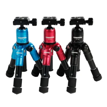 

Portable Foldable Ultra Aluminum alloy Tripod Compact Desktop Macro Mini Tripod Kit with Ball Head for Canon Nikon DSLR Camera