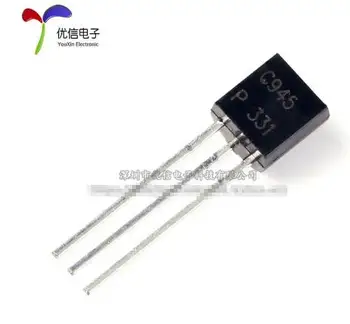 

100pcs C945 2SC945 0.15A 50V NPN in-line triode transistor TO-92