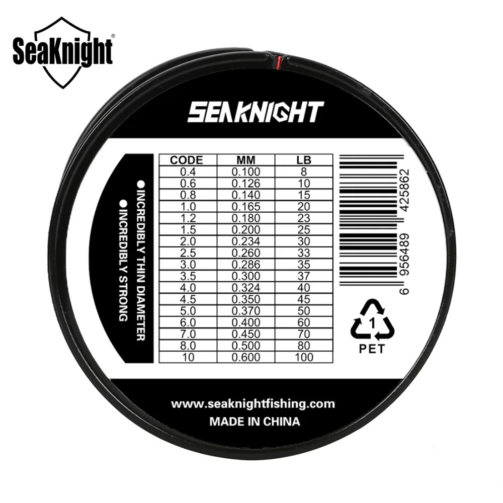 SeaKnight Лески Плетеный 4 пряди 8 80LB плетеная леска 300 м Multifilament для ловли