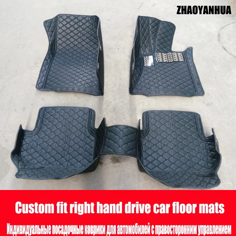 "ZHAOYANHUA Right hand drive car car floor mats for Jeep Cherokee