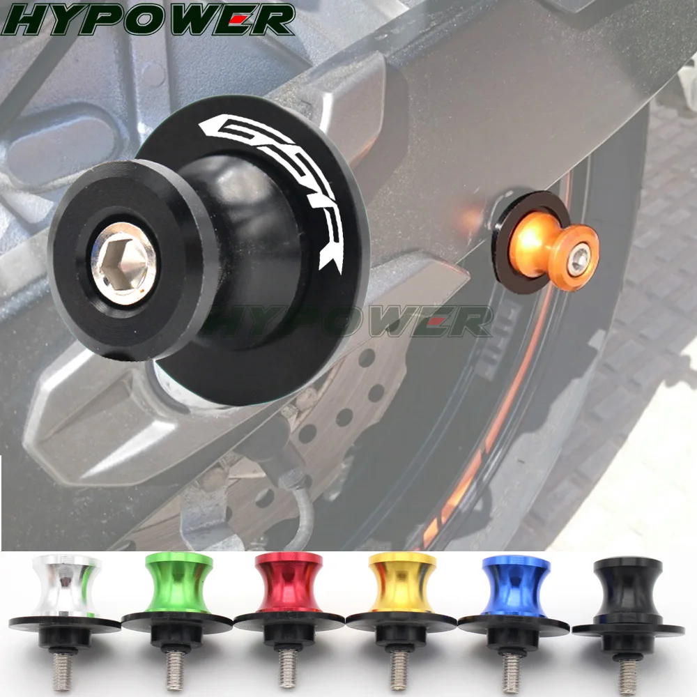 

Motorcycle Aluminum Swingarm Spools Slider Stand Screw 8MM For SUZUKI GSR400 GSR600 GSR750