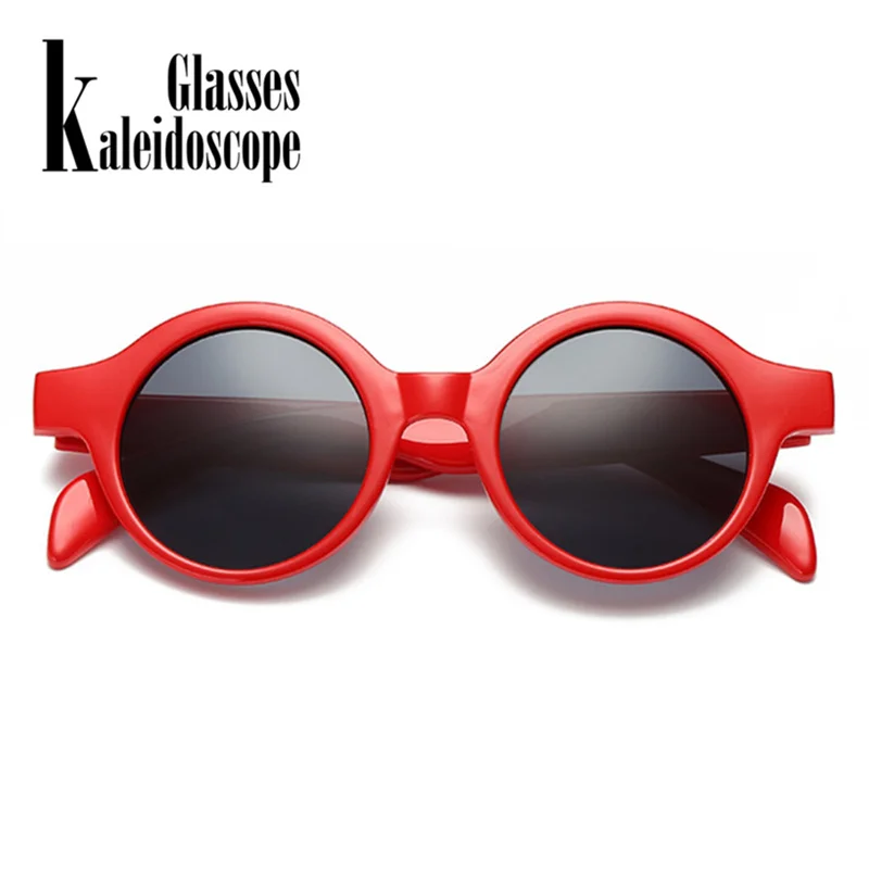 

Kaleidoscope Glasses Retro Small Round Sunglasses Women Men Fashion Vintage Brand Sun Glasses Black White Leopard Red UV400