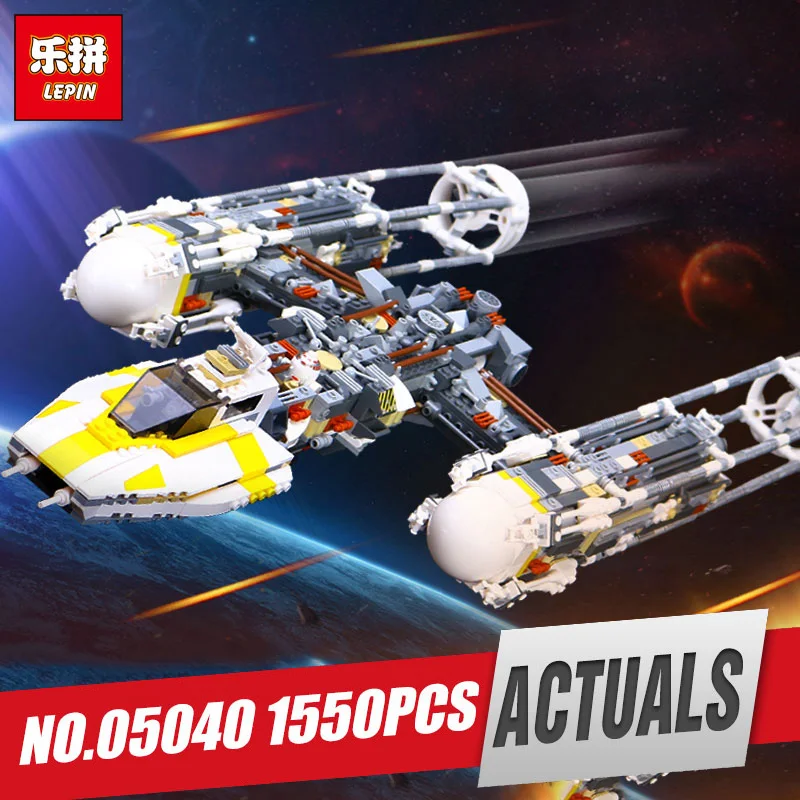 

LEPIN 05040 Star Series Y wars wing set Attack fighter Educational Building Block Assembled Brick Legoing 10134 Christmas gifts