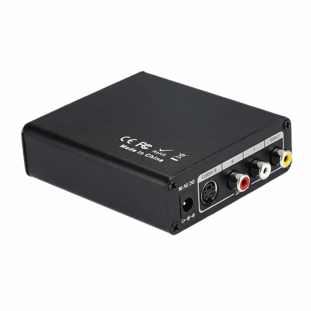 1080 P HD Video Converter 4 К * 2 HDMI AV CVBS RCA аудио видео скейлер конвертера для HDTV PS проектор|hd