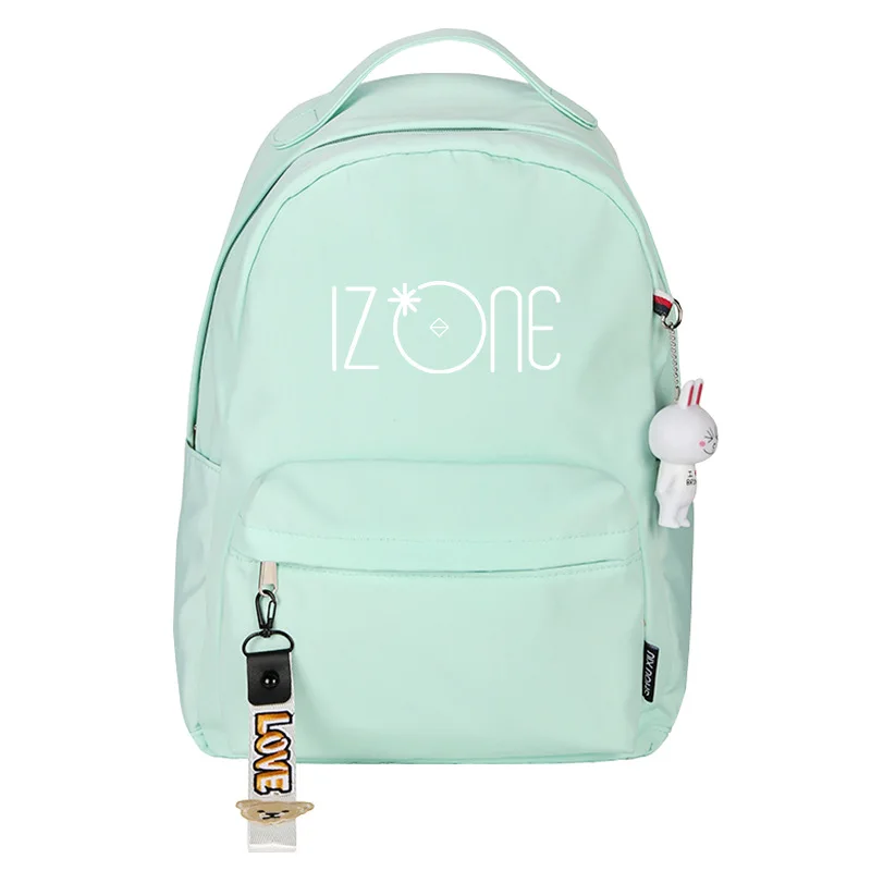 Kpop корейский IZONE IZ* один женский рюкзак с принтом Kawaii розовый рюкзак нейлоновые школьные сумки водонепроницаемый дорожный рюкзак Дата Rugzak
