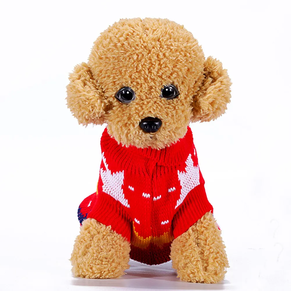 Winter Stars Pet Dog Cat Sweater Warm Knit Dogs Clothing Cats Sweaters Jumper Coat Dog Clothes Cat Sweater Accessories KL0151 (15)