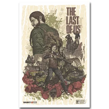 

The Last Of Us Art Silk Fabric Poster Print 13x20 24x36 inch Vedio Game Pictures for Living Room Wall Decor Joel Ellie 010