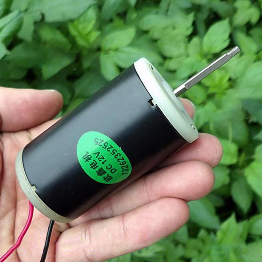 Double Ball Bearing 555 Motor Dc 12v24v Silent High Torque Low Speed