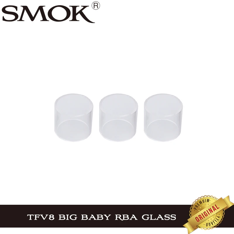 

For RBA Only-3pcs/lot SMOK TFV8 Big Baby RBA Replacement Glass Tube 5ML Suitable for SMOK TFV8 Big Baby Tank with RBA