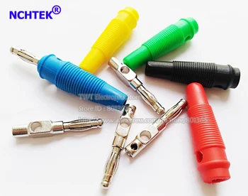

NCHTEK 5 Colors Nickel Plated Banana Plug Male 55mm/Free shipping/10Sets(50PCS)