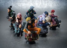 6 Pcs/set Naruto Action Figure Anime Pvc 9cm Cool Uzumaki Hinata Madara Kakashi Figure Classic Toys for Kids or Collection gifts
