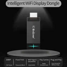 Mirascreen D5 Wi-Fi 2,4G/5G Дисплей ТВ Dongle 1080 P HDMI Miracast обмена потоковыми мультимедийными данными(Airplay) Wi-Fi, Дисплей приемник для телефона Ios Android литой Лидер продаж