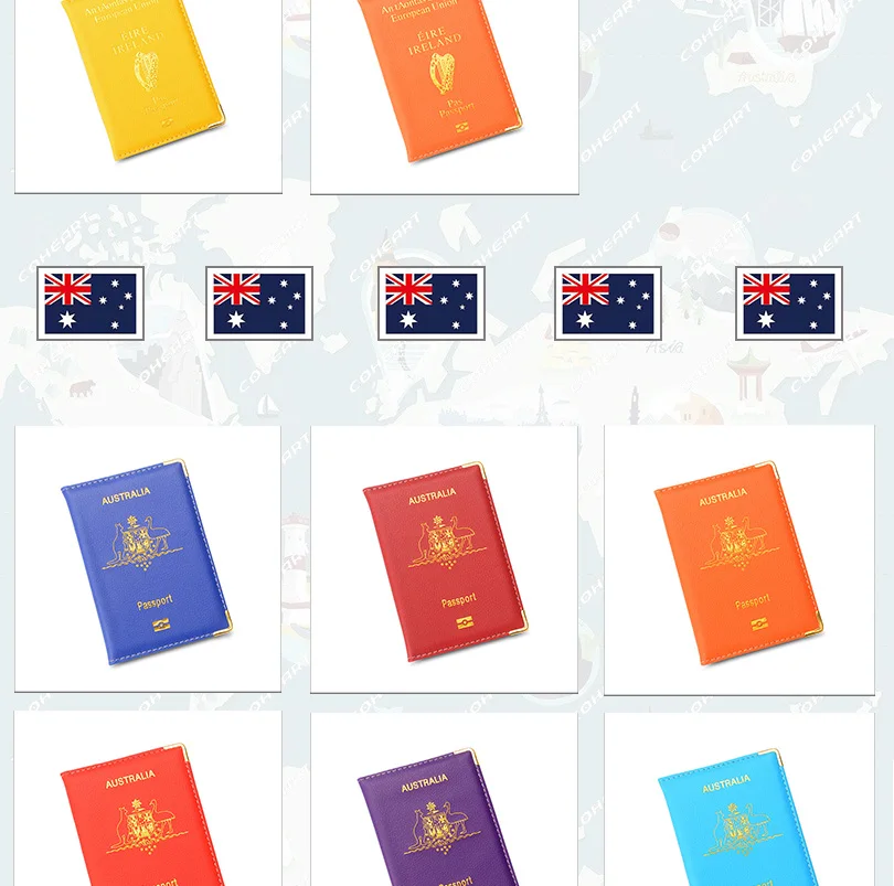 COHEART, брендовая Обложка для паспорта для большинства стран, искусственная кожа, бумажник для паспорта для мужчин и женщин, сумка для паспорта, тонкая, цена