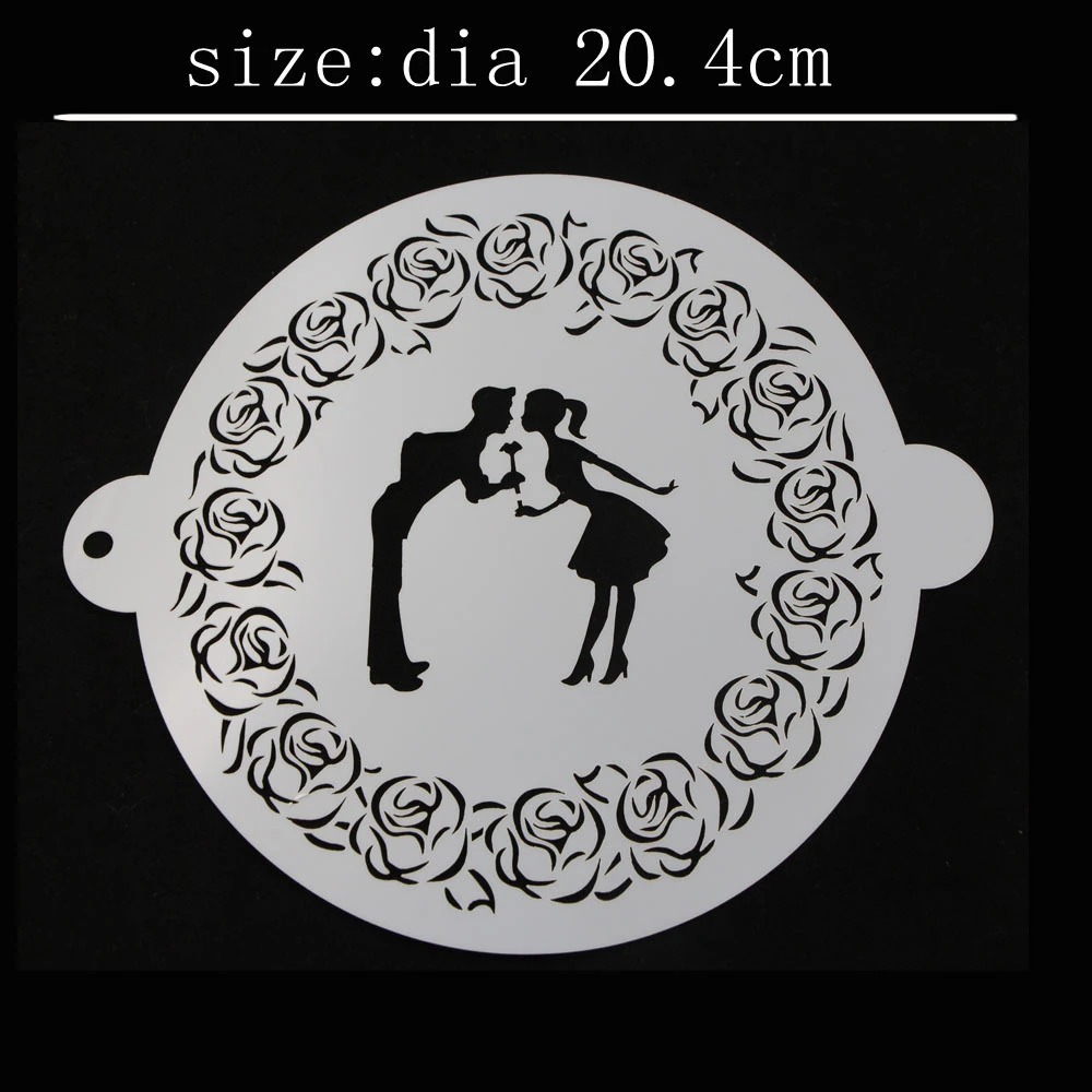 1 шт. полупрозрачный дизайн для украшения торта|stencil paper|girl mp3stencil template |