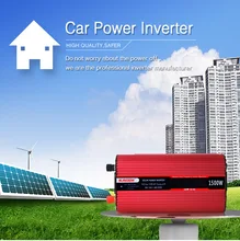 1500w Solar Inverter Multifunctional Travel Power Supply Control Dual USB Car inverter 12V 24V 110V 220V High Power Conversion