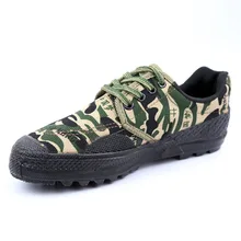 Парусиновые Аутентичные тренировочные мужские уличные альпинистские туфли рабочие дышащие военные тренировочные камуфляжные кеды, кроссовки