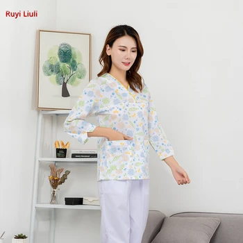 

Ruyi Liuli-New split uniform for doctor, uniform for nurse, nursing service, technician, beauty service and women's suit