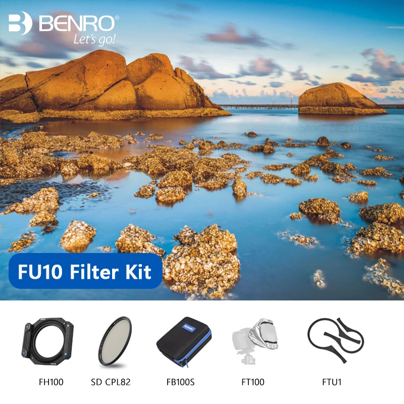 Benro FM10 FN10 FU10 100 мм набор квадратных фильтров ND/GND/CPL держатель комплект поддержка