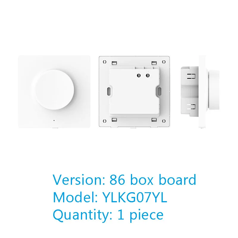 Xiaomi Yee светильник, умный диммер, BlueTooth беспроводной переключатель, настенный выключатель, умный светильник, контроллер, приложение для умного дома - Цвет: 1 Wall switch