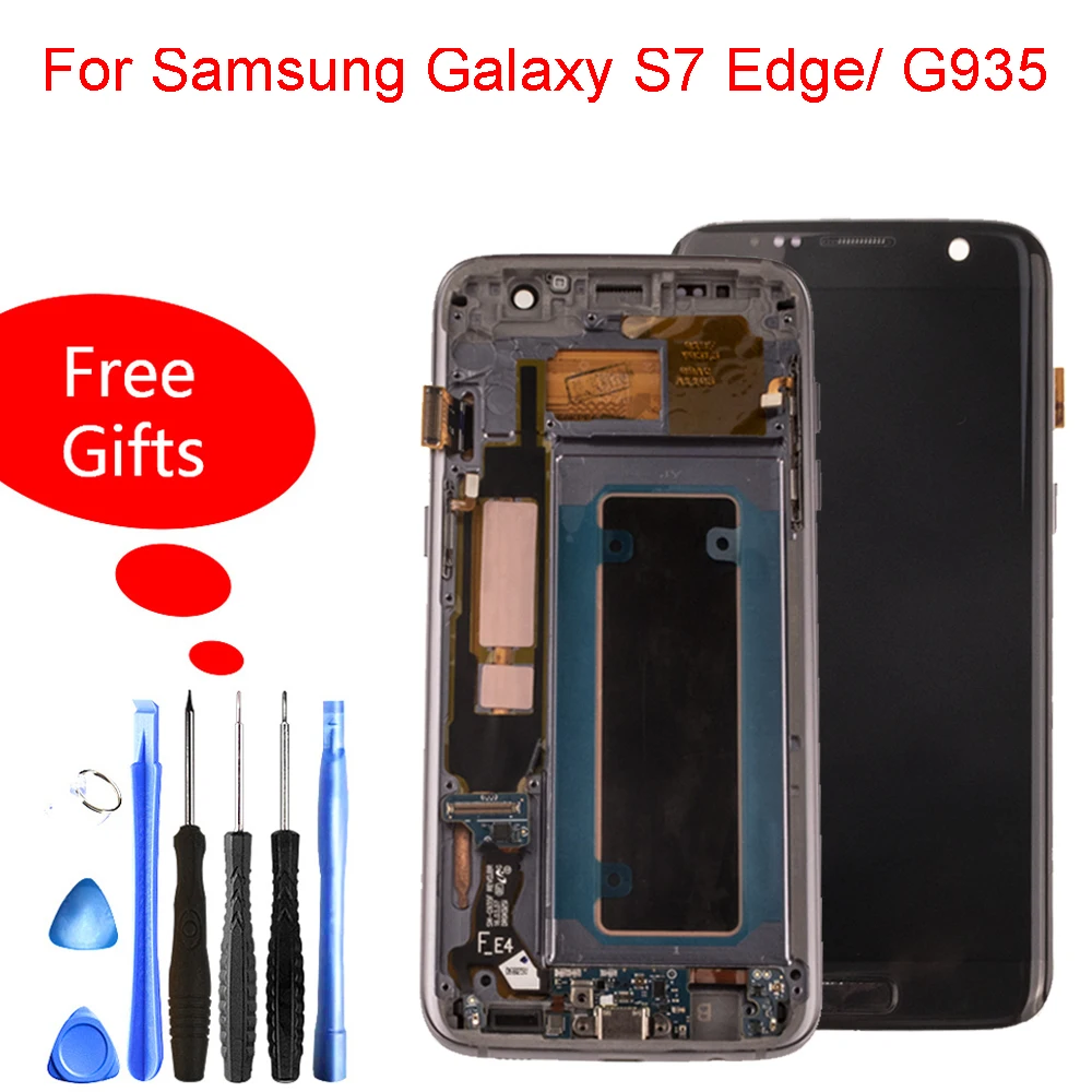 

Quality Lcd For Samsung Galaxy S7 Edge LCD Display Touch Screen Digitizer Assembly For Samsung S7 Edge G935 G935F