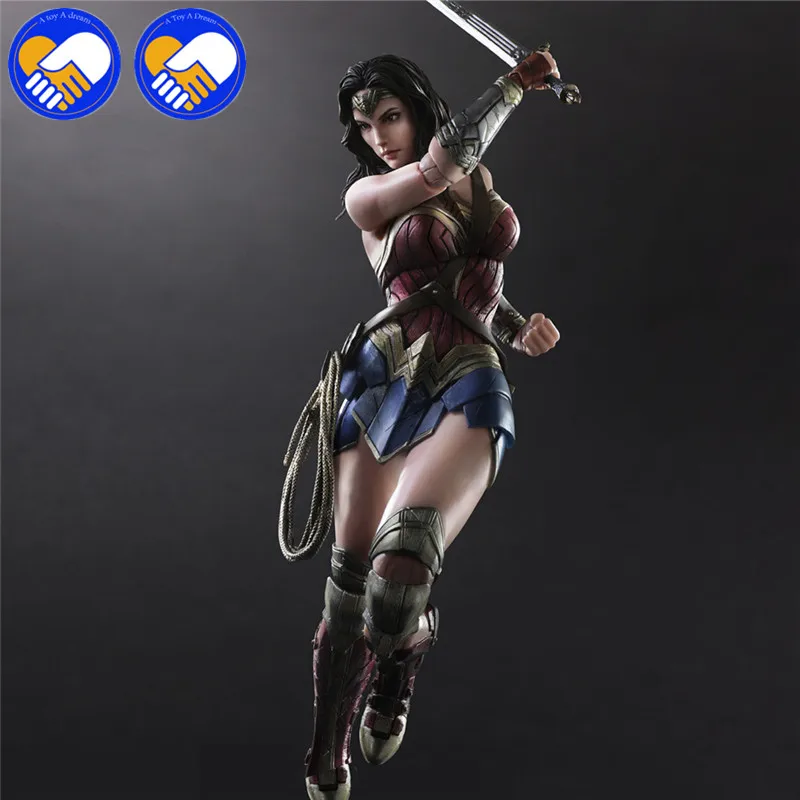 PLAY-ARTS-27cm-Wonder-Woman-DC-Action-Figure-Model-Toys (2)