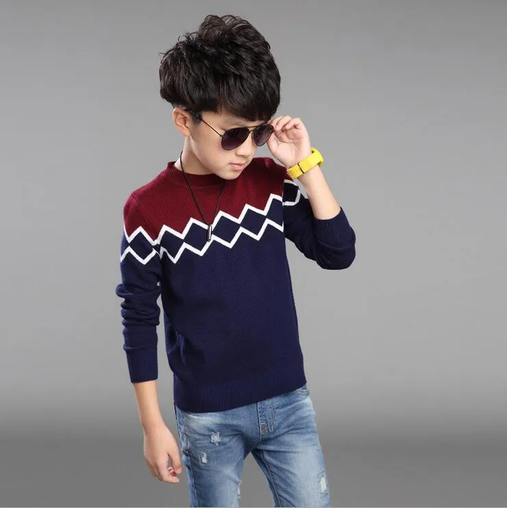 Детский свитер для активного отдыха новинка года; зимняя одежда для мальчиков; roupas infantis menino; Повседневный свитер для мальчиков
