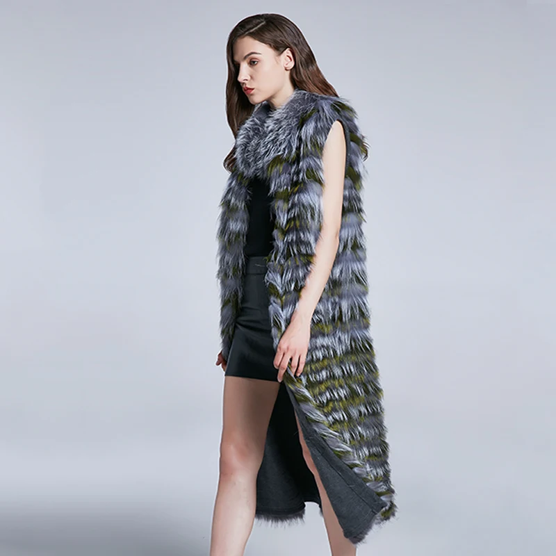 Рисунок 2 - JKP новый длинный жилет из натурального Лисьего меха