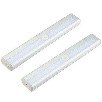 

Homelife Motion Sensor Magnetic Led Lights for Closet Wireless Rechargeable,Stick on Anywhere for /Wardrobe/Drawer/Cupboard,Wh