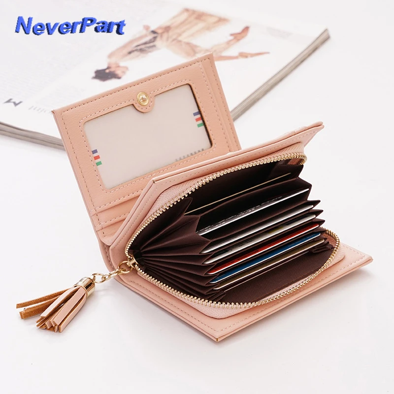 

2019 new Women Purse Card Holder Women's Wallet Fasion Brand Leather Purses Coin Mini Wallets Short Money Pouch Ladies Moneybag
