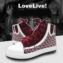 Новая обувь lovelive School idol project; повседневная обувь для женщин и мужчин; обувь из парусины для костюмированной вечеринки в стиле японского аниме «love live Minami Kotori»