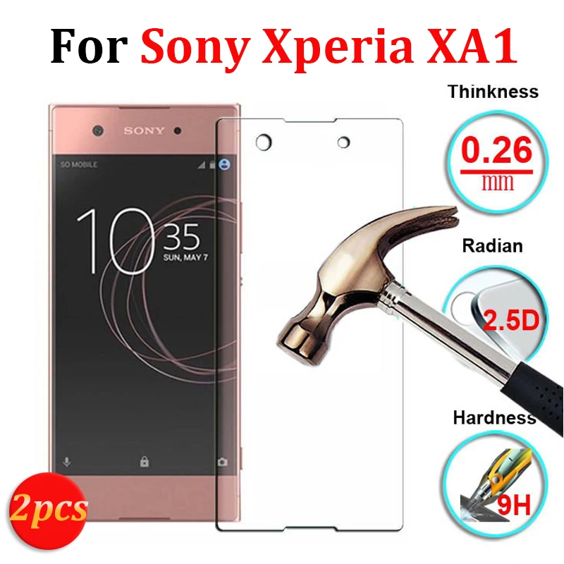 For-Sony-Xperia-XA1-XA-1-Tempered-Glass-Screen-Protector-Film-For-Sony-Xperia-XA1-2