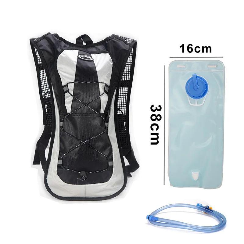 Zocoo ciclismo agua de la bicicleta bolsa mochila carretera/горный велосипед Спорт agua corriente vejiga внешнее оборудование - Цвет: Черный