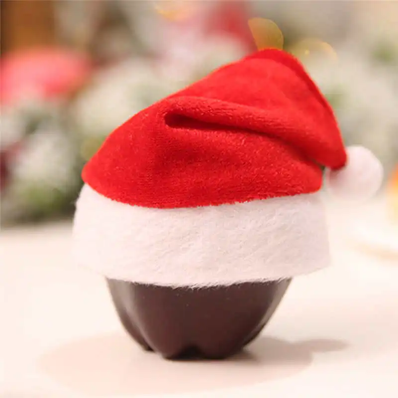 16Pc Mini Christmas Apple Wine Bottle Caps Santa Claus Hat Table Home Xmas Gift for kids 2018 #2n5 (1)