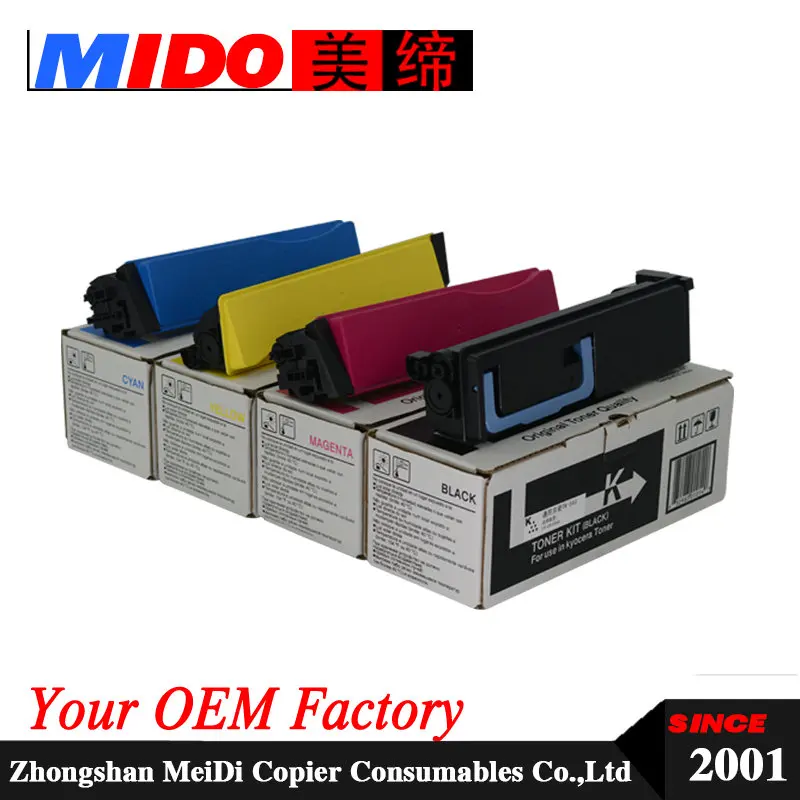 

TK-540 TK-541 TK-542 TK-543 TK-544K copier toner cartridge for FS C5100dn Compatible Color
