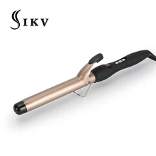 IKV керамика щипцы для завивки волос Электрический Professional Мода Цифровой инструменты укладки парикмахерские с США, ЕС, великобритан