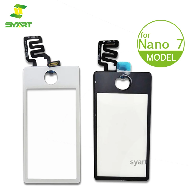 

SYART Replacement For iPod Nano 7 7th 7Gen Front Touch Screen Top quality Nano7 Digitizer Glass Lens