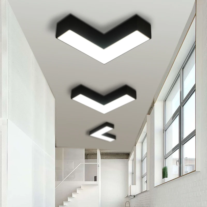 

Modern simple creative geometric modeling office hotel company engineering tooling corridor led ceiling overhead light