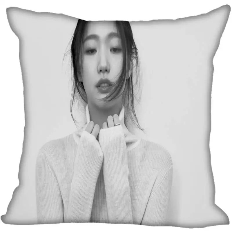 Пользовательский Kpop Ким Go Eun наволочки печатной площади Шелковый наволочка домашняя декоративная молния атласные наволочки(одна сторона