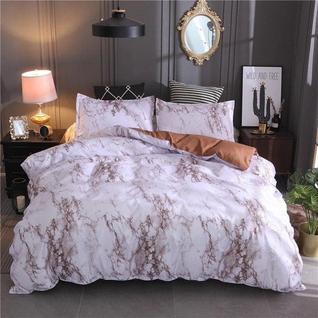 LOVINSUNSHINE Marble Bedding Set 1