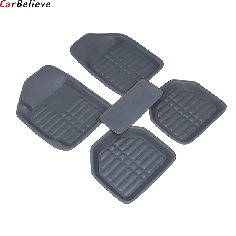 

Car Believe car floor mat For kia rio 3 4 sportage 2018 soul sorento 2011 ceed cerato k3 optima waterproof accessories carpet