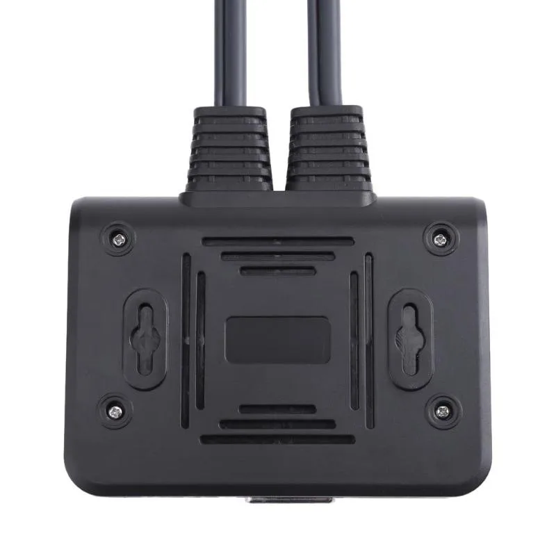 Переключатель Kvm 2 порта Usb 0 в 1 с кабелем для аудио и видеосъемки монитора