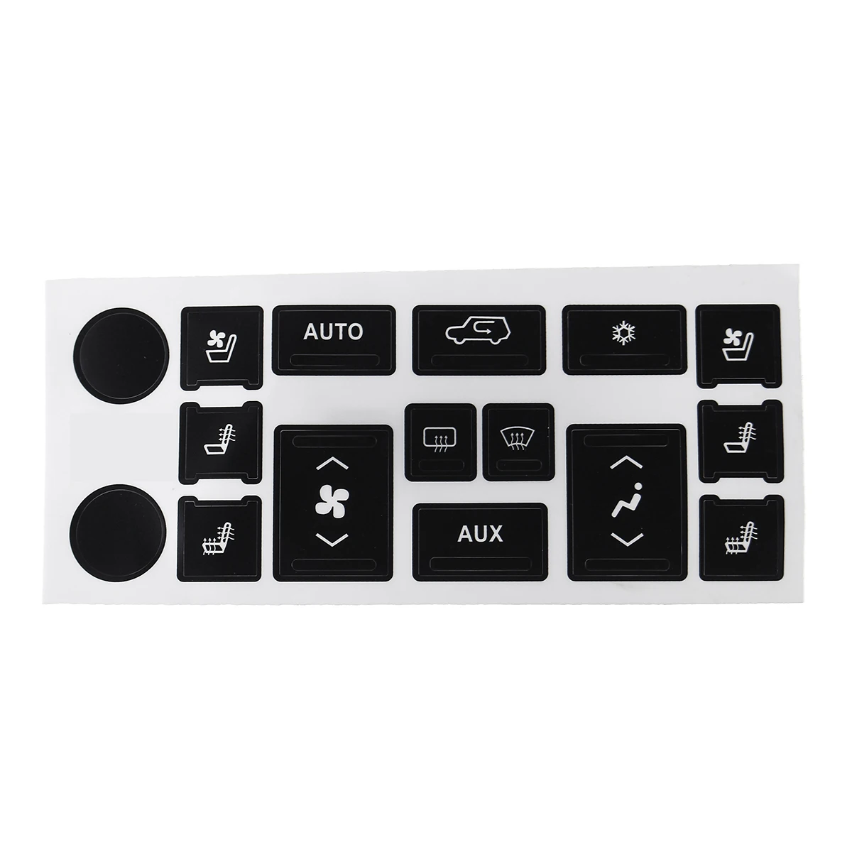 

1x Car Stickers Car Air Condition A/C Climate Control Switch Button Repair Decals Stickers For Cadillac Escalade 2007-2014