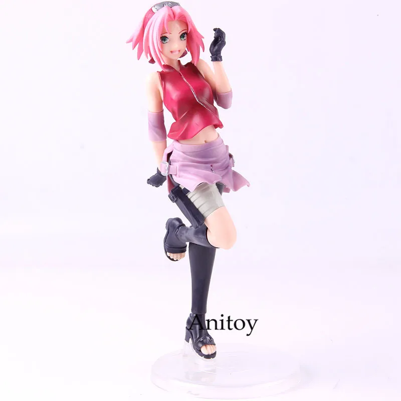 

Anime Naruto Shippuden Haruno Sakura Figure PVC Naruto Sakura Haruno Action Figure Collectible Model Toy 21cm