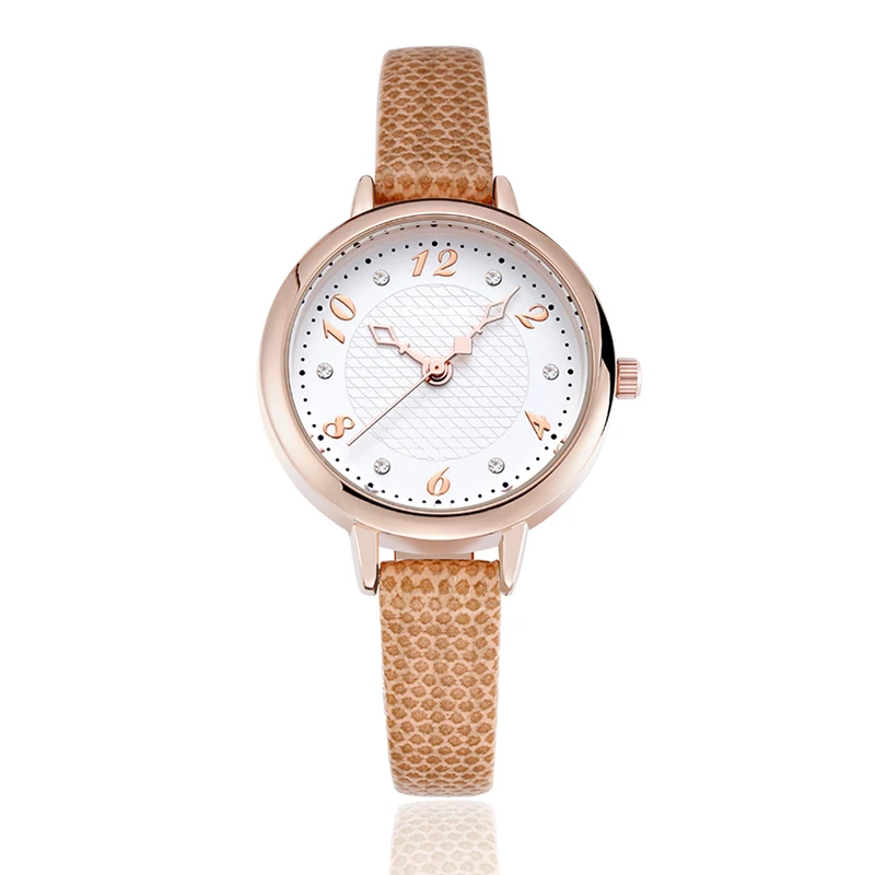 

Fashion brand women watches leather strap casual lady wristwatches NO.2