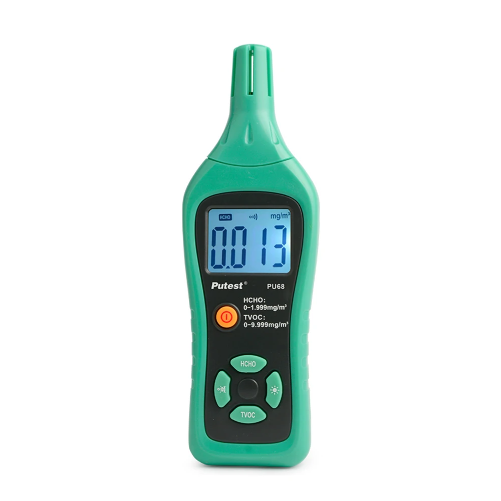

LCD Digital Formaldehyde Detector Meter Formaldehyde Air Quality Tester Sensor Gas Analyzers Temperature Humidity Test Meter