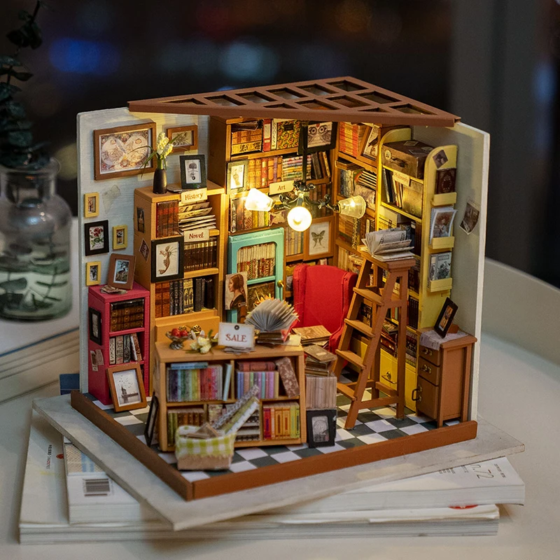 casa de muñecas de madera sams